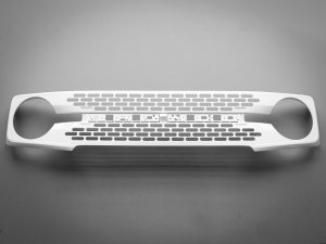 Ford Bronco Custom Grille - High End OEM Style - Gloss White Finish